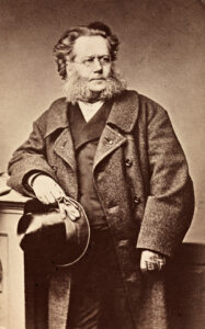 Photographie de Henrik Ibsen, auteur norvégien.