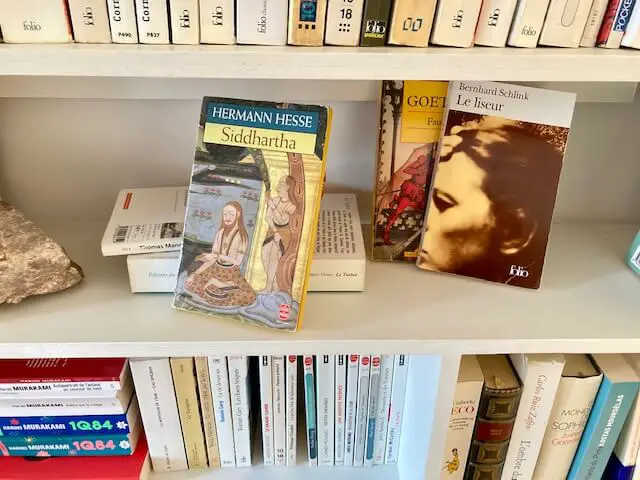 5 romans allemands dans ma bibliothèque personnelle.
