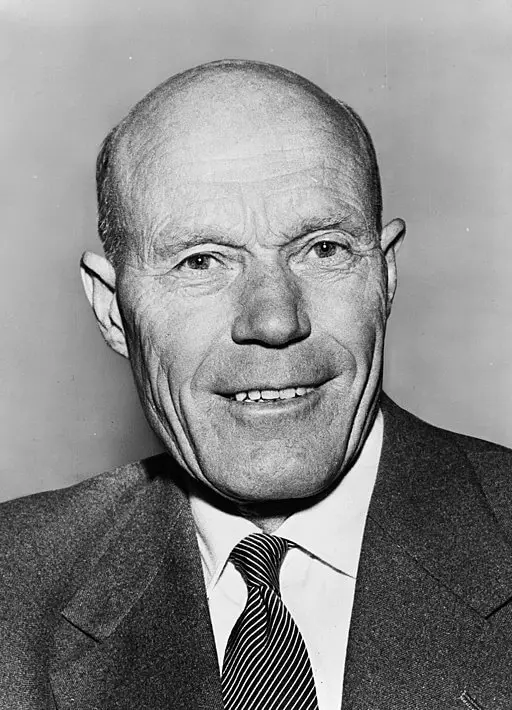 Photographie de Tarjei Vesaas, auteur norvégien.