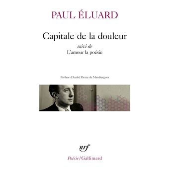 Couverture du recueil Capitale de la douleur de Paul Eluard.