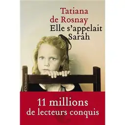 Couverture du roman Elle s'appelait Sarah de Tatiana de Rosnay.