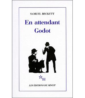 Couverture de la pièce En attendant Godot de Samuel Beckett.