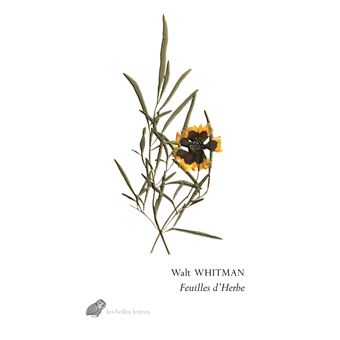 Couverture du receuil Feuilles d'Herbe de Walt Whitman.