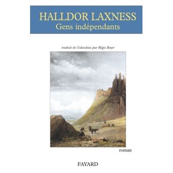 Couverture du roman Gens indépendants de Halldor Laxness.