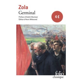Couverture du roman Germinal d'Émile Zola.
