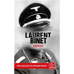 Couverture du roman HHhH de Laurent Binet.