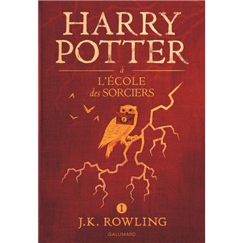 Couverture du livre Harry Potter à l'école des sorciers de J. K. Rowling.
