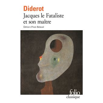 Couverture du roman Jacques le Fataliste et son maître de Denis Diderot.