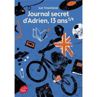 couverture du livre Journal secret d'Adrien, 13 ans ¾ de Sue Townsend.