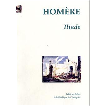 Couverture du livre L'Iliade de Homère.
