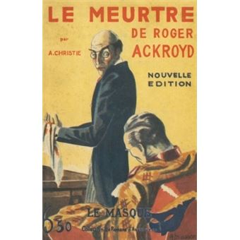 Couverture du roman Le Meurtre de Roger Ackroyd de Agatha Christie.