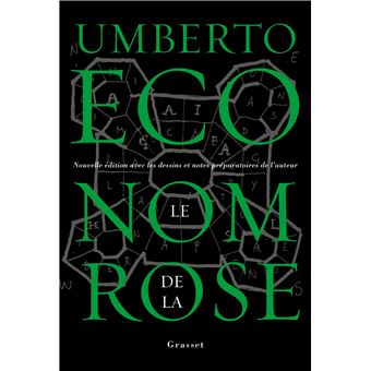 Couverture du roman Le Nom de la rose de Umberto Eco. 