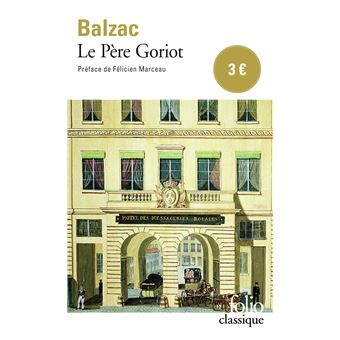 Couverture du roman Le Père Goriot de Honoré de Balzac.  