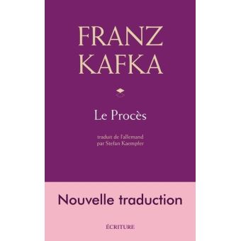 Couverture du roman Le Procès de Franz Kafka. 