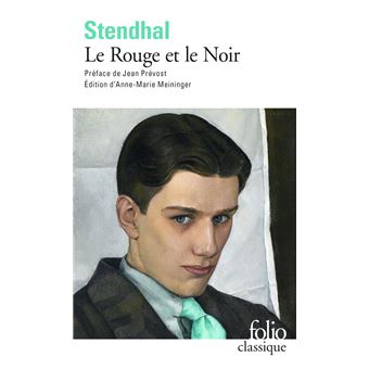 Couverture du roman Le Rouge et le Noir de Stendhal.