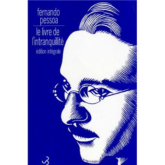 Couverture du roman Le livre de l'intranquillité de Fernando Pessoa.