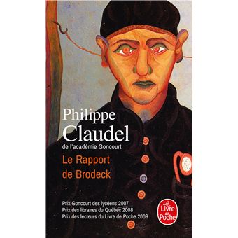 Couverture du roman Le rapport de Brodeck de Philippe Claudel.