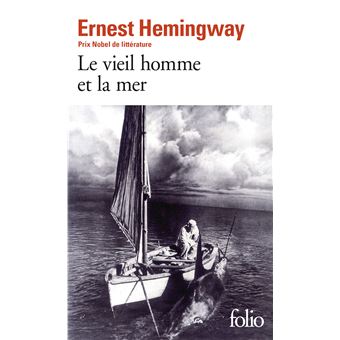 Couverture du roman Le vieil homme et la mer de Ernest Hemingway.