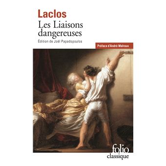Couverture du roman Les Liaisons dangereuses de Pierre Choderlos de Laclos.