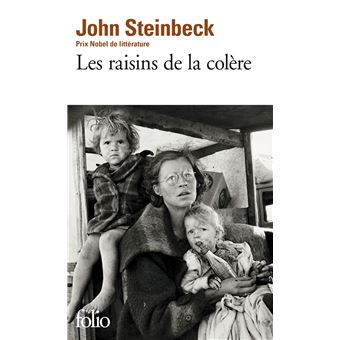 Couverture du roman Les Raisins de la colère de John Steinbeck.