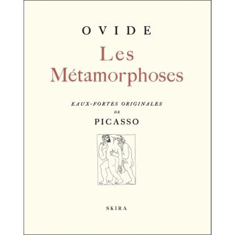 Couverture du roman Les Metamorphoses d'ovide, illustrees par Pablo Picasso.