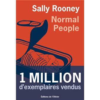 Couverture du roman Normal people de Sally Rooney.