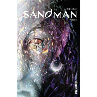 Couverture du roman Sandman - Tome 1 de Neil Gaiman. 