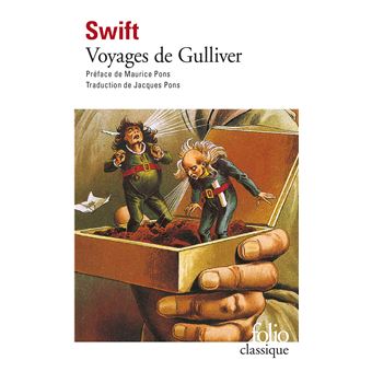 Couverture du roman Les Voyages de Gulliver de Jonathan Swift.