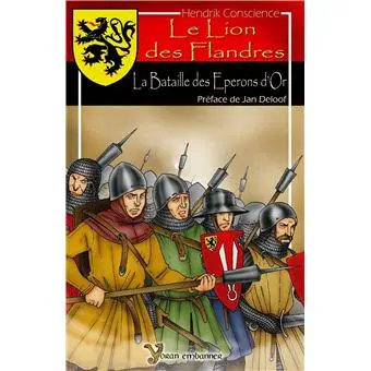 Couverture du roman Le lion des flandres.