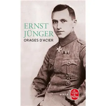 couverture du roman Orages d'acier de Ernst Jünger.